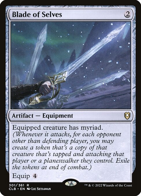 MTG Blade of Selves CLB 301 Regular Nonfoil
