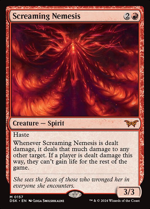 MTG Screaming Nemesis DSK 157 Regular Foil