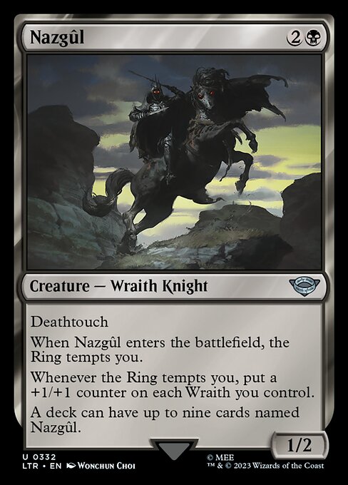 MTG Nazgûl LTR 332 Nazgul Art Variant Foil