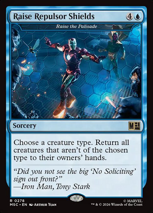 MTG Raise the Palisade MSC 278 Regular Nonfoil