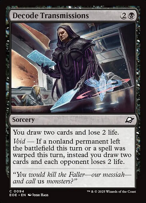 MTG Decode Transmissions EOE 094 Regular Foil