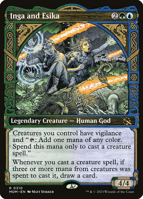 MTG Inga and Esika MOM 310 Planar Showcase Nonfoil