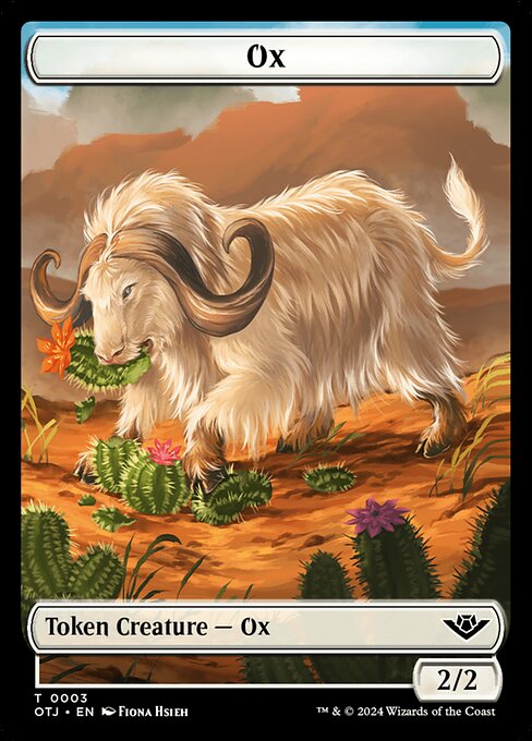MTG Ox Token OTJ 003 Token Nonfoil