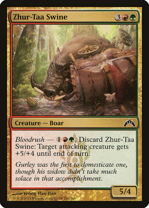 MTG Zhur-Taa Swine GTC 210 Regular Nonfoil