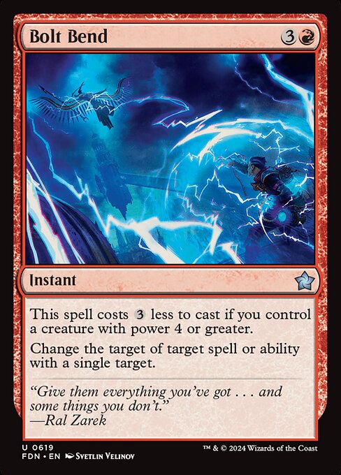 MTG Bolt Bend FDN 619 Starter Collection Nonfoil
