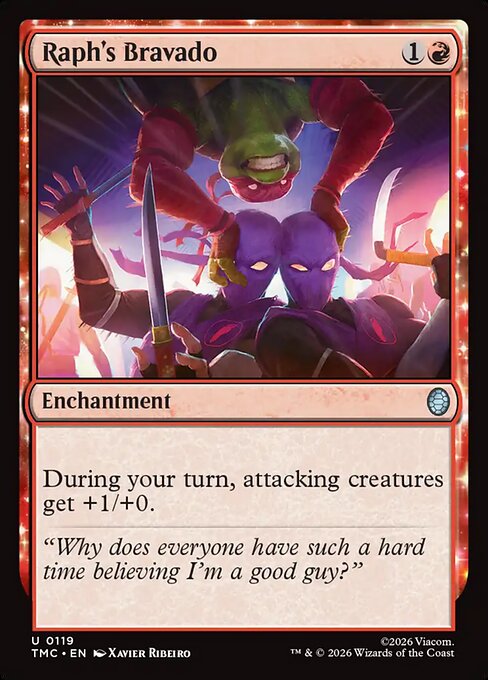 MTG Raph's Bravado TMC 119 Turtle Team-Up Nonfoil