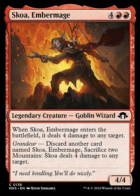 MTG Skoa, Embermage MH3 138 Regular Nonfoil