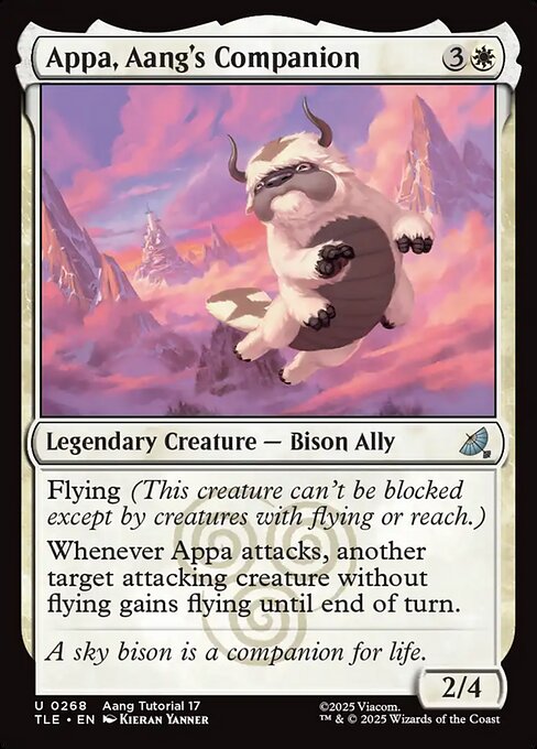 MTG Appa, Aang's Companion [TLE 268] Nonfoil