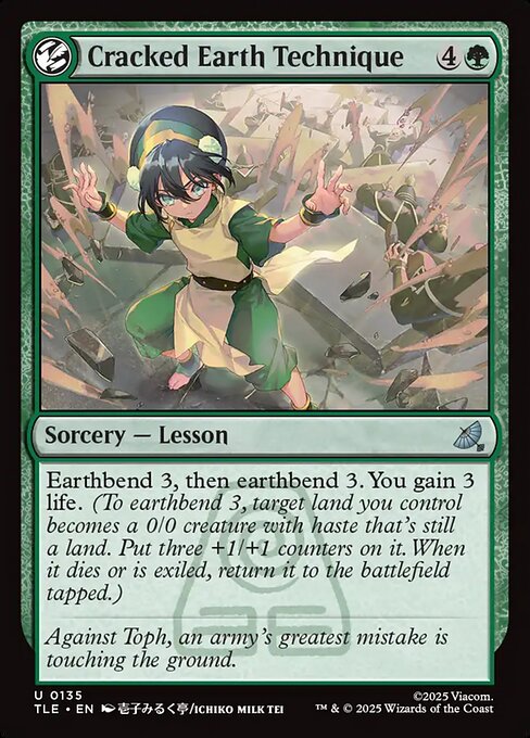 MTG Cracked Earth Technique [TLE 135] Foil