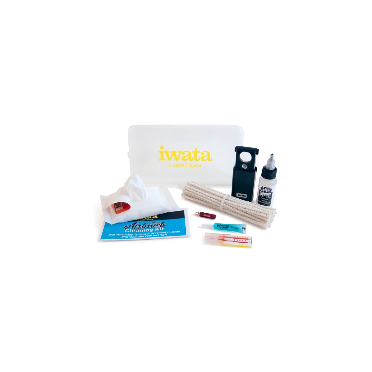 Iwata cleaning kit contents
