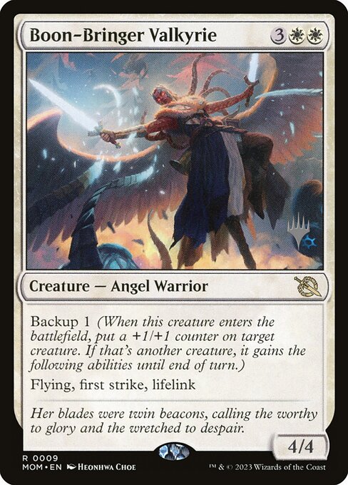 MTG Boon-Bringer Valkyrie PMOM 009p Promo Pack Nonfoil