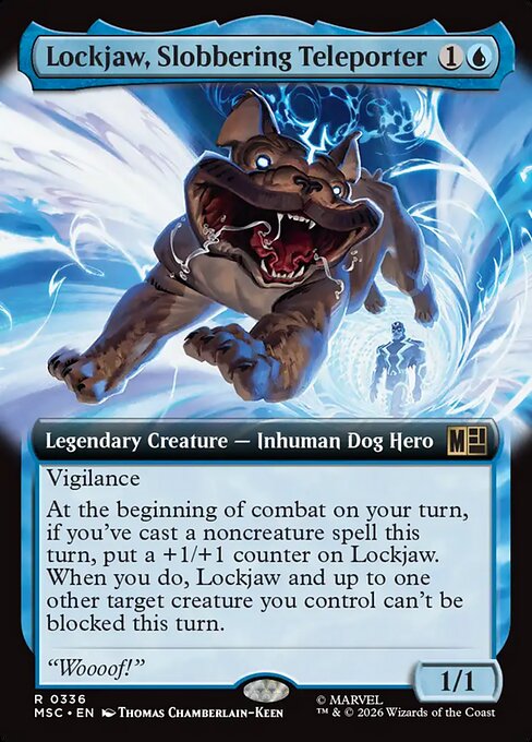 MTG Lockjaw, Slobbering Teleporter MSC 336 Extended Art Nonfoil