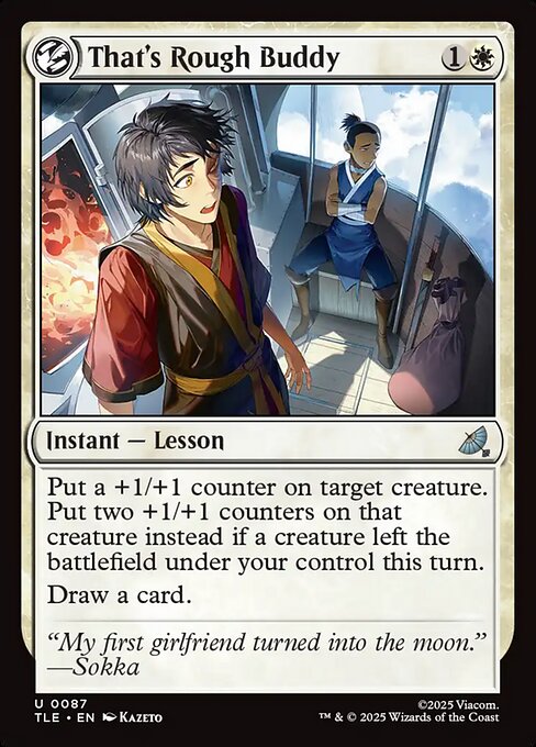 MTG That's Rough Buddy [TLE 087] Foil