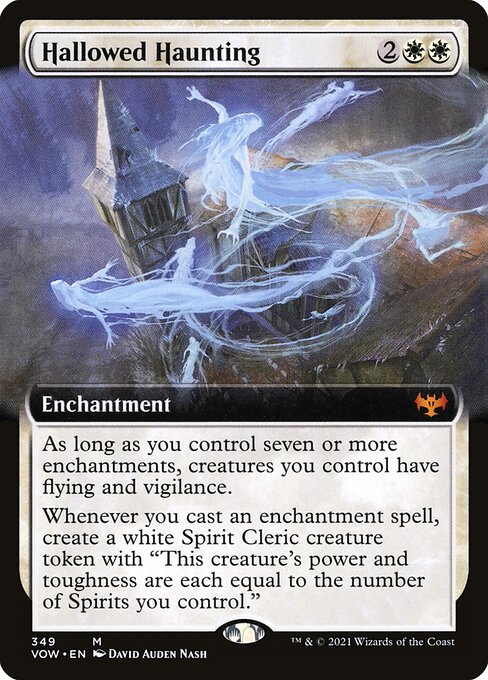 MTG Hallowed Haunting VOW 349 Extended Art Foil front