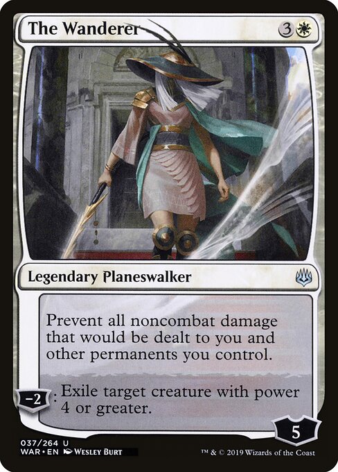 MTG The Wanderer WAR 037 Standard Foil front