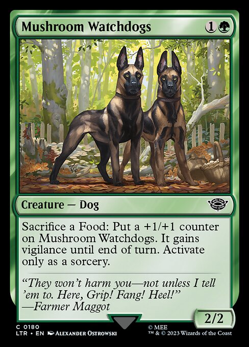 MTG Mushroom Watchdogs LTR 180 Regular Nonfoil