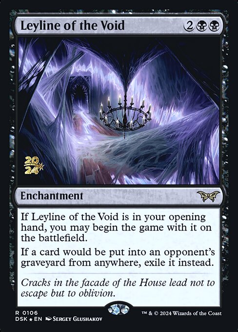 MTG Leyline of the Void PDSK 106s Prerelease Foil