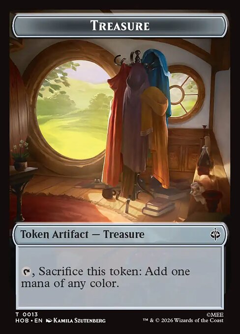 MTG Treasure Token HOB 013 Token Nonfoil