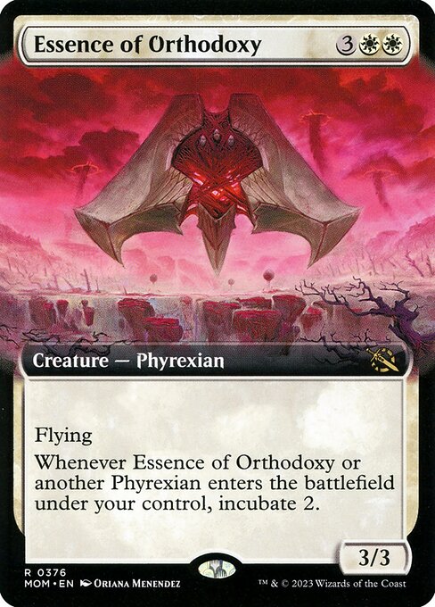 MTG Essence of Orthodoxy MOM 376 Extended Art Nonfoil