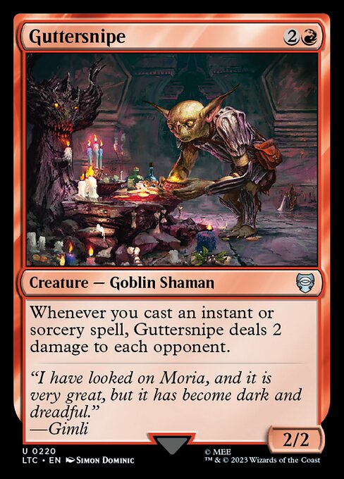 MTG Guttersnipe LTC 220 Alternate Art Nonfoil