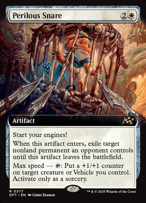MTG Perilous Snare DFT 377 Extended Art Foil