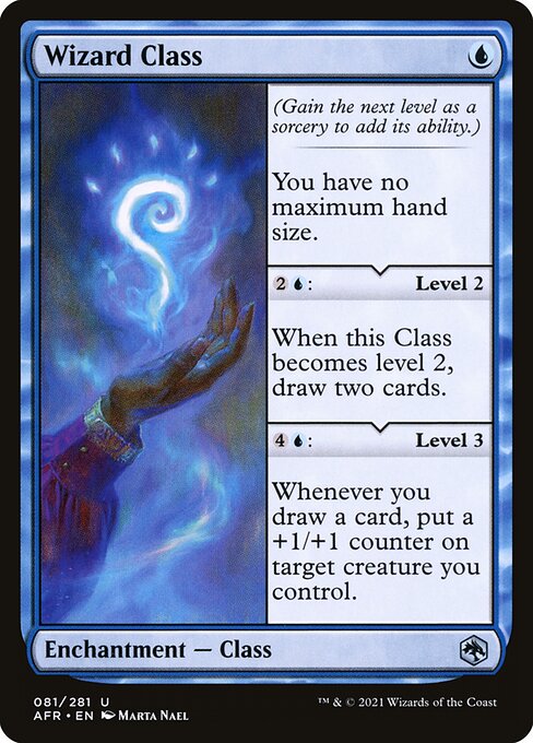 MTG Wizard Class AFR 081 Regular Foil