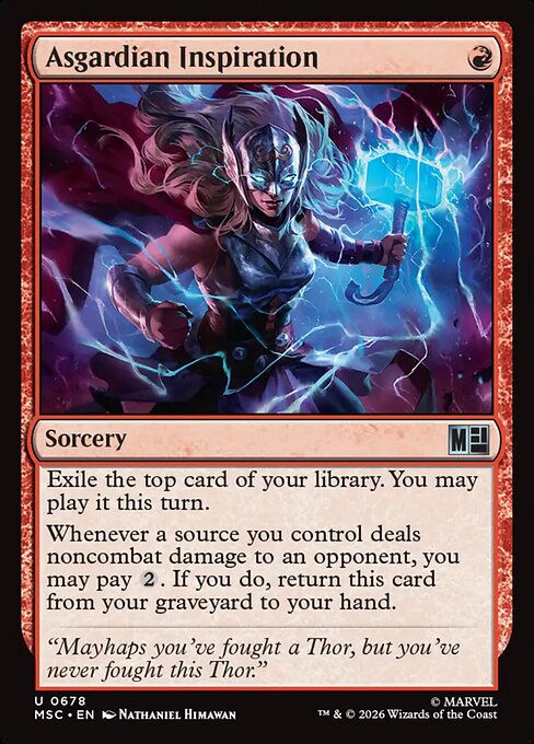 MTG Asgardian Inspiration MSC 678 Regular Nonfoil