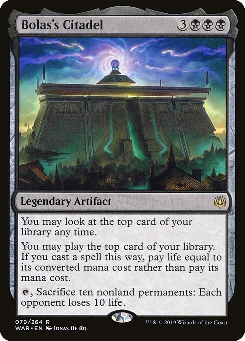 MTG Bolas's Citadel WAR 079 Standard Foil front