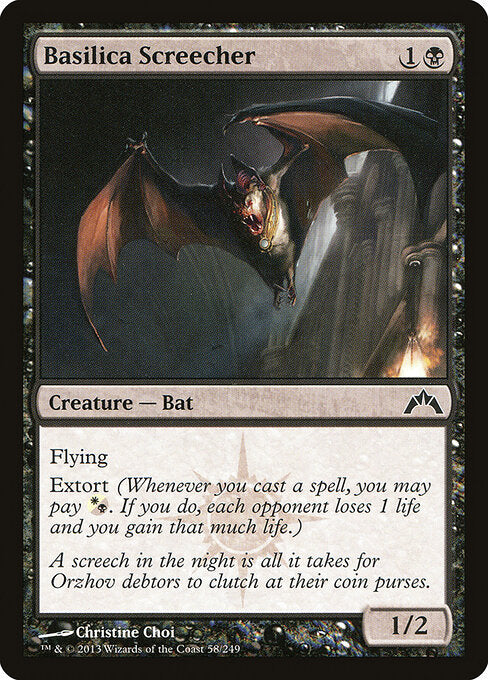 MTG Basilica Screecher GTC 058 Regular Foil