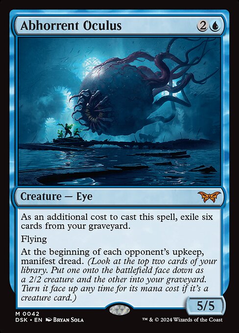 MTG Abhorrent Oculus DSK 042 Regular Foil