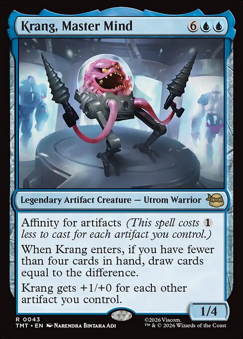 MTG Krang, Master Mind TMT 043 Regular Foil
