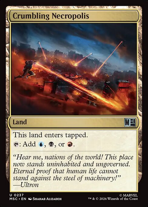 MTG Crumbling Necropolis MSC 237 Regular Nonfoil