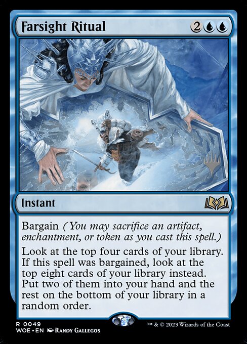 MTG Farsight Ritual PWOE 049p Promo Pack Foil