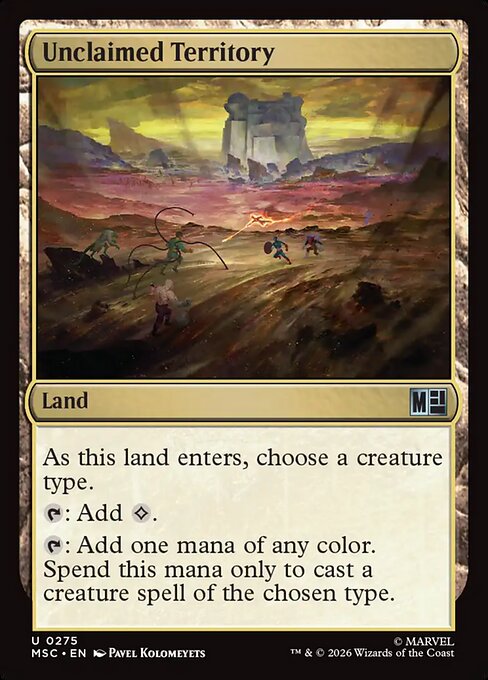 MTG Unclaimed Territory MSC 275 Regular Surge Foil