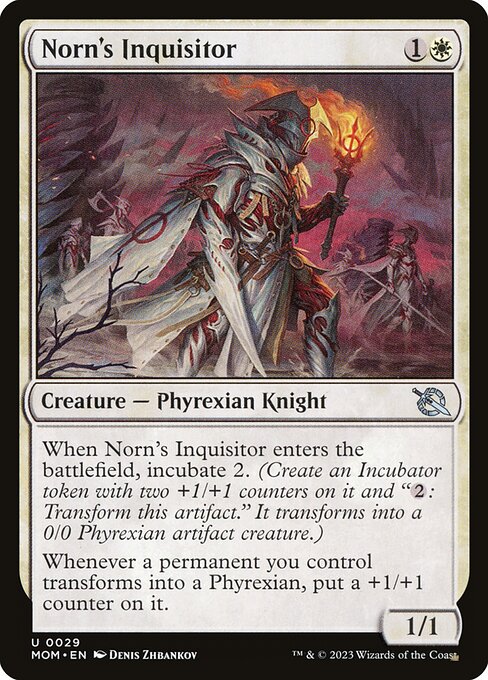 MTG Norn's Inquisitor MOM 029 Regular Foil