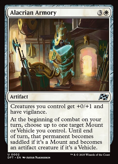 MTG Alacrian Armory DFT 002 Regular Foil