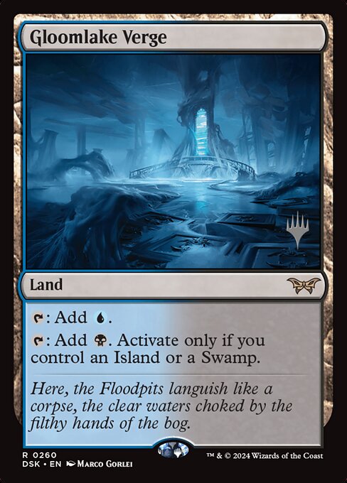 MTG Gloomlake Verge PDSK 260p Promo Pack Foil