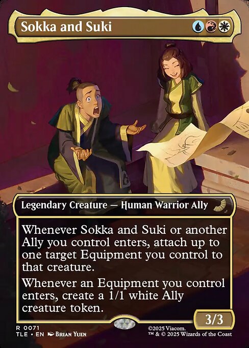 MTG Sokka and Suki [TLE 071] Nonfoil