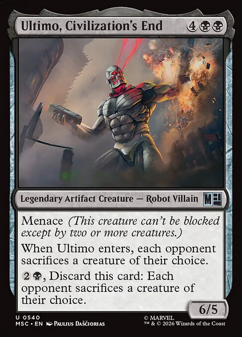 MTG Ultimo, Civilization's End MSC 540 Regular Foil