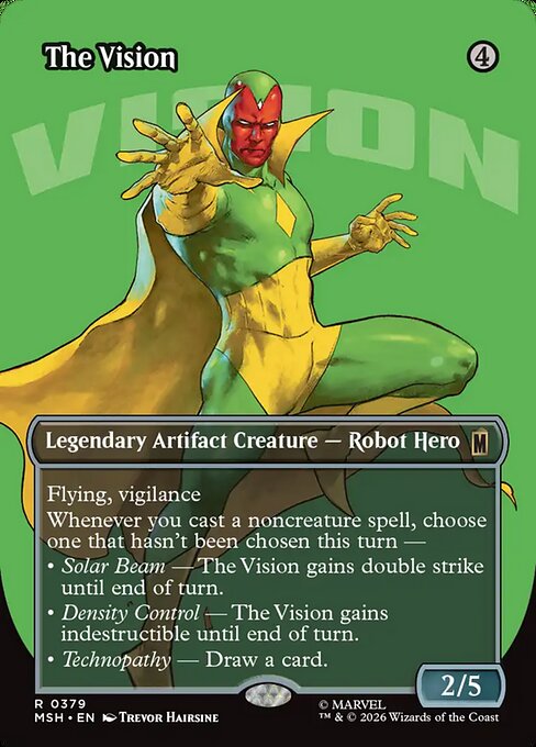 MTG The Vision MSH 379 Borderless Logo Nonfoil