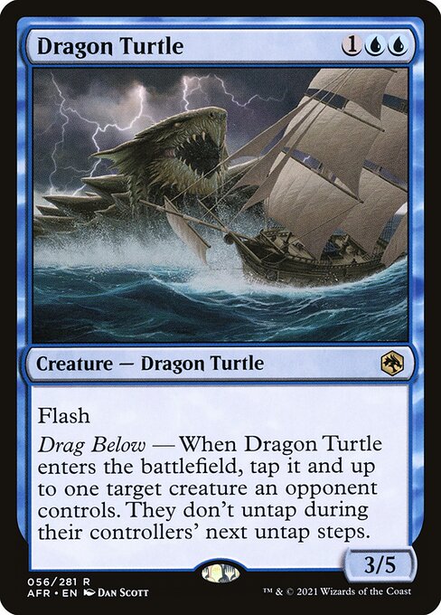 MTG Dragon Turtle AFR 056 Regular Nonfoil