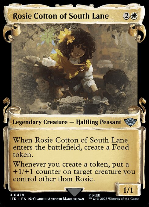 MTG Rosie Cotton of South Lane LTR 478 Showcase Scrolls of Middle-earth Silver Foil