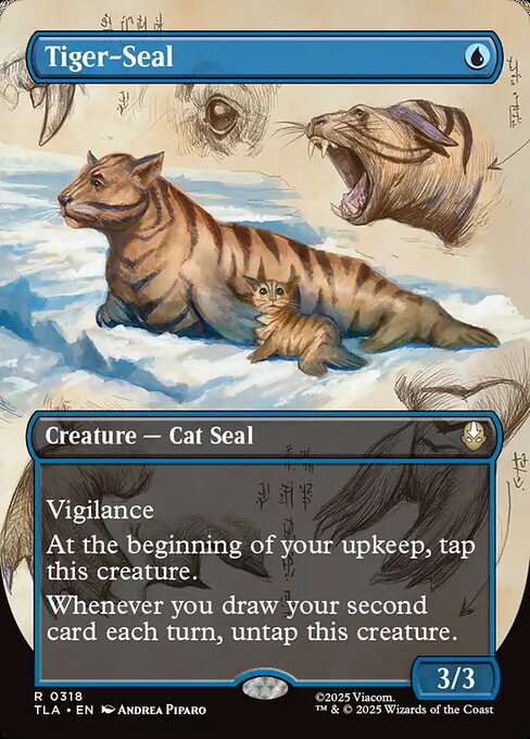 MTG Tiger-Seal TLA 318 Borderless Field Notes Nonfoil