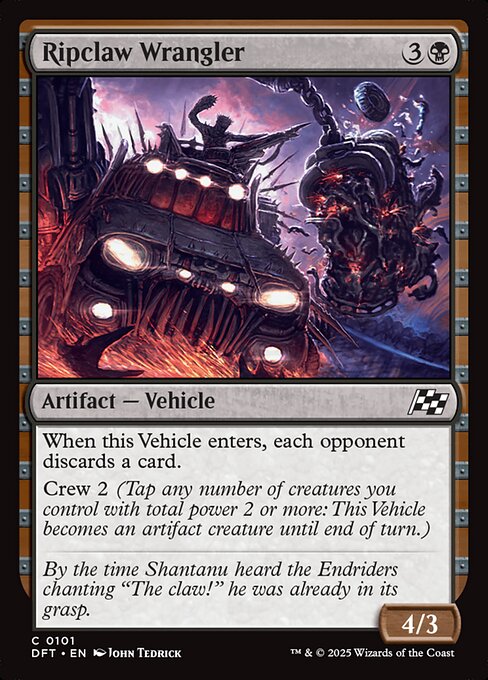 MTG Ripclaw Wrangler DFT 101 Regular Foil