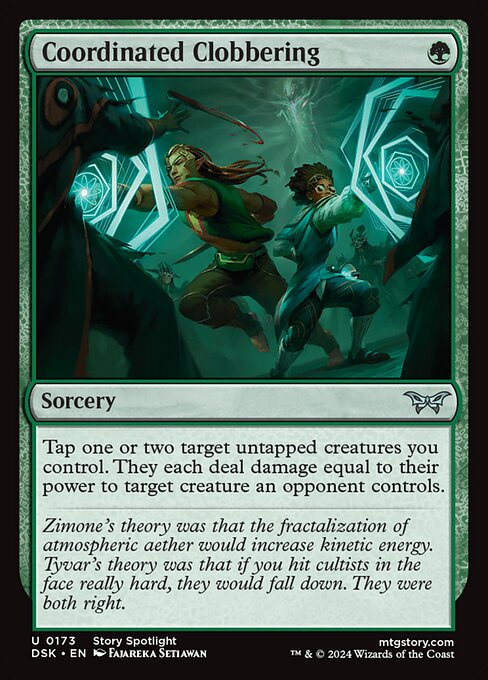 MTG Coordinated Clobbering DSK 173 Regular Nonfoil
