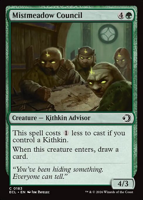 MTG Mistmeadow Council ECL 183 Regular Nonfoil