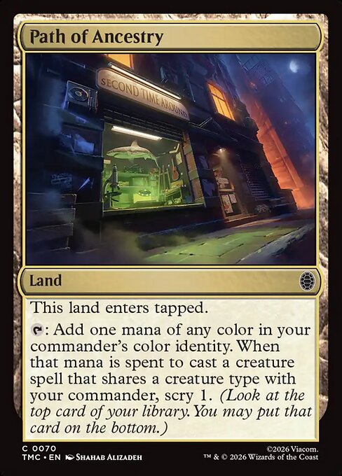 MTG Path of Ancestry TMC 070 Regular Surge Foil