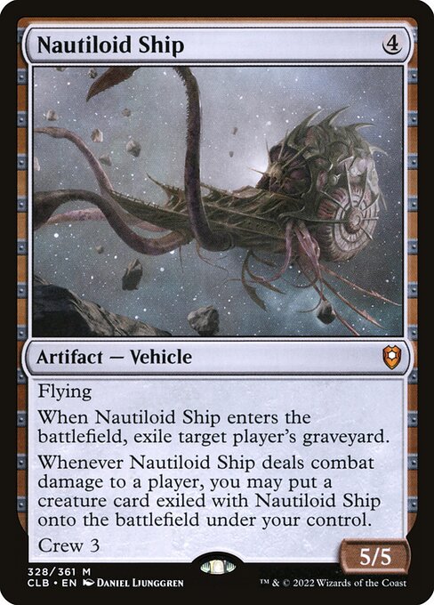 MTG Nautiloid Ship CLB 328 Regular Foil