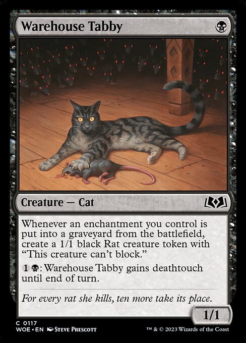MTG Warehouse Tabby WOE 117 Regular Foil