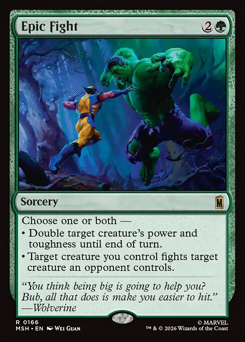 MTG Epic Fight MSH 166 Regular Foil